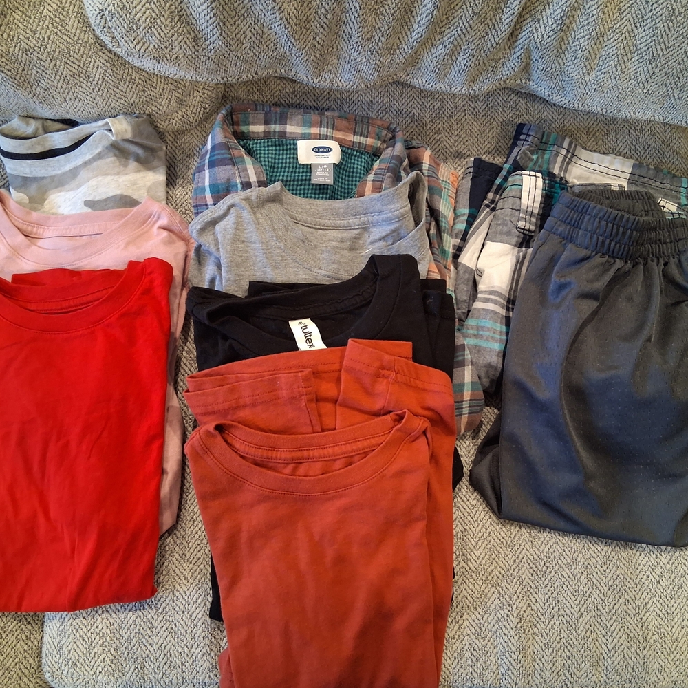 Assorted T-Shirts and Shorts Collection